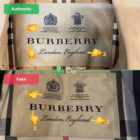 how do you know if burberry is real|Burberry trench authenticity check.